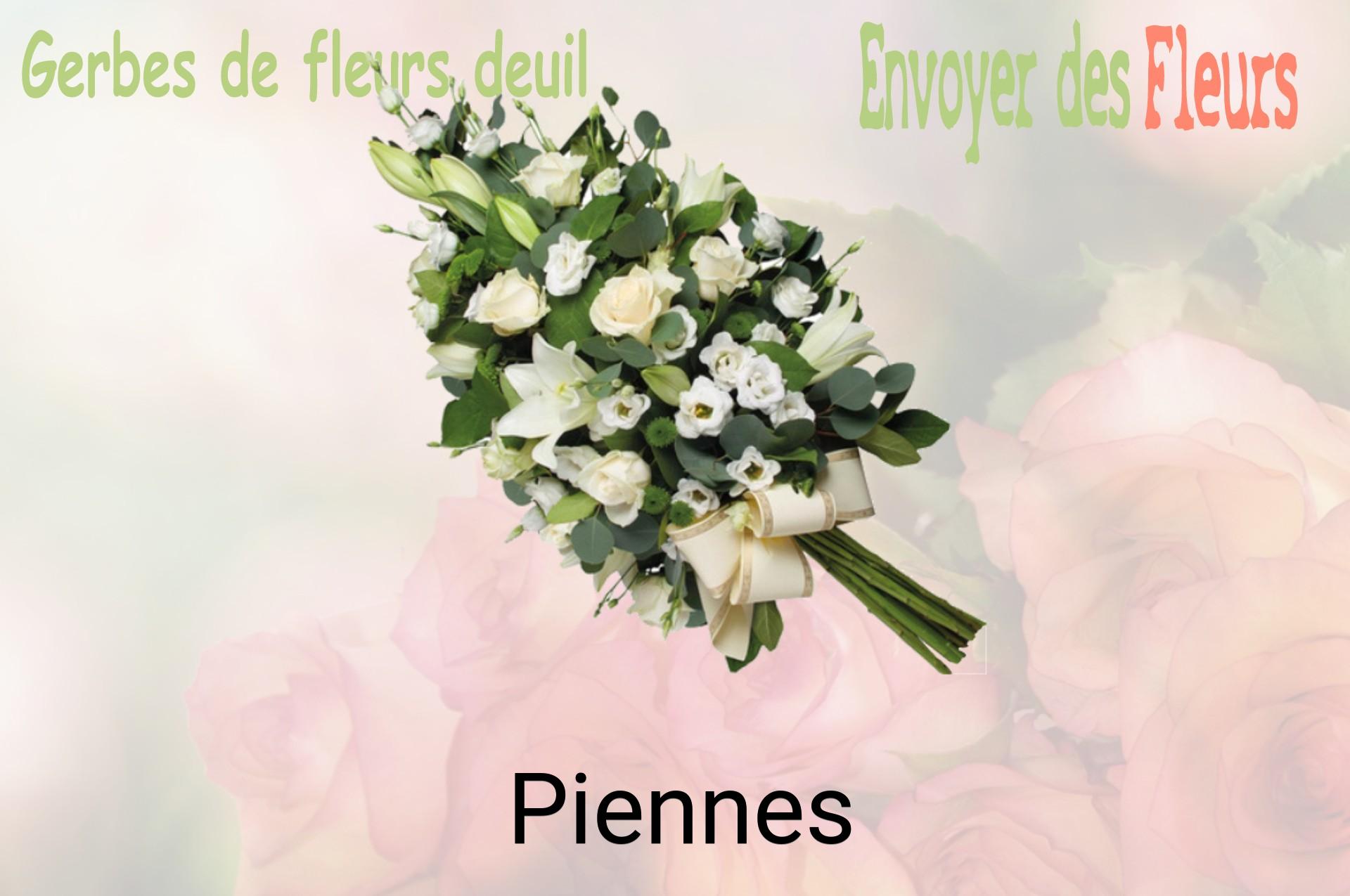 Gerbe de fleurs de deuil livrée à Piennes